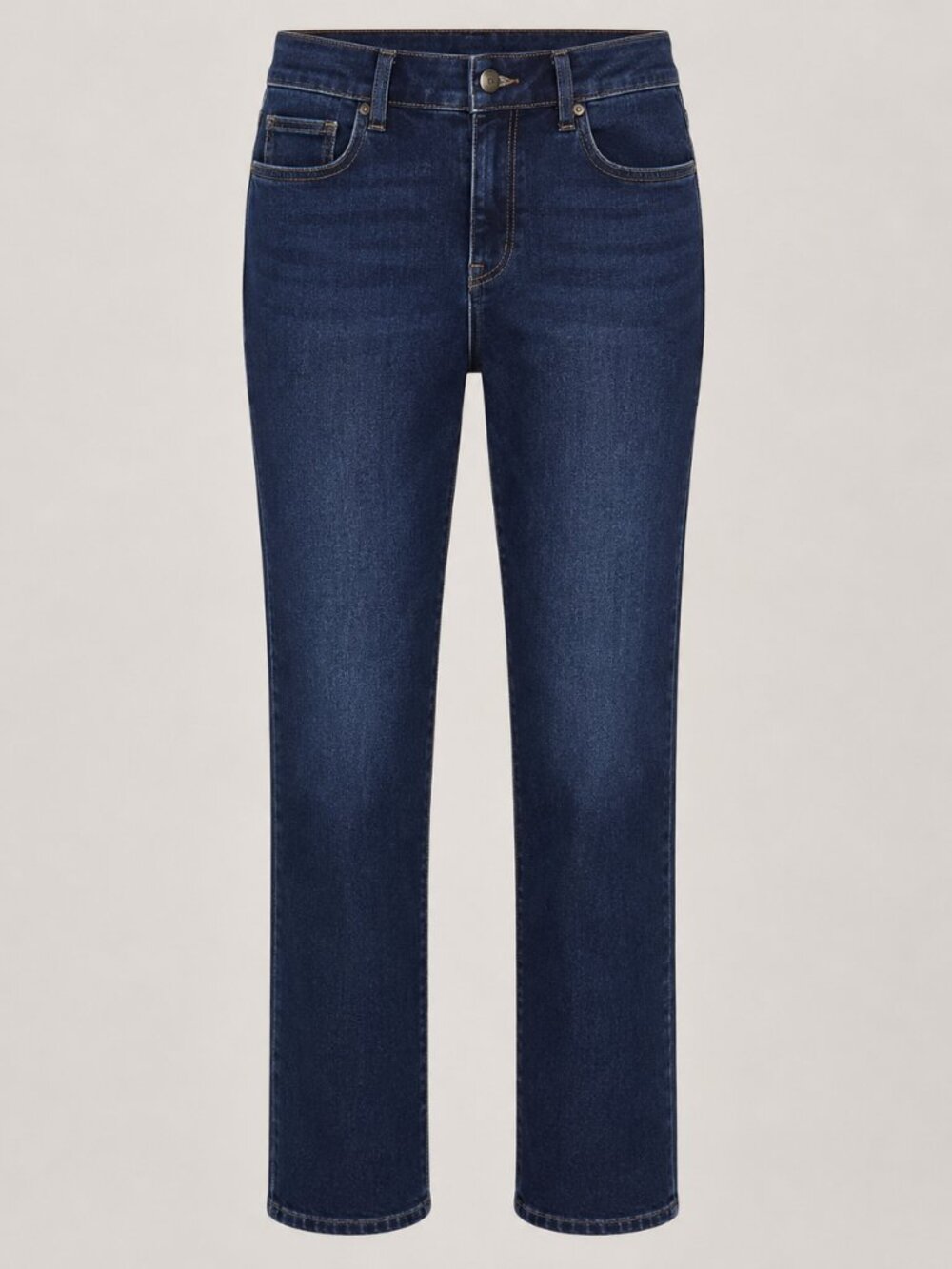 NYDJ Blue Straight Leg Jeans Medium Wash